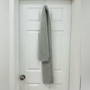 Banana Republic Soft Gray Knit Scarf
